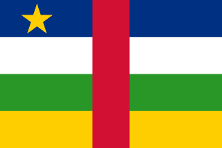Drapeau : République centrafricaine