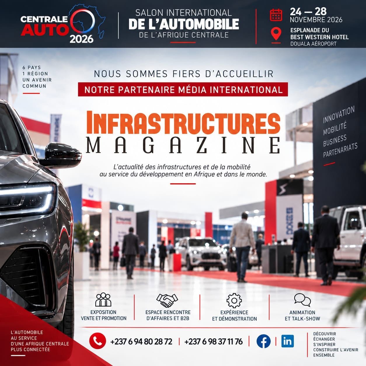 Affiche officielle du partenariat Infrastructures Magazine